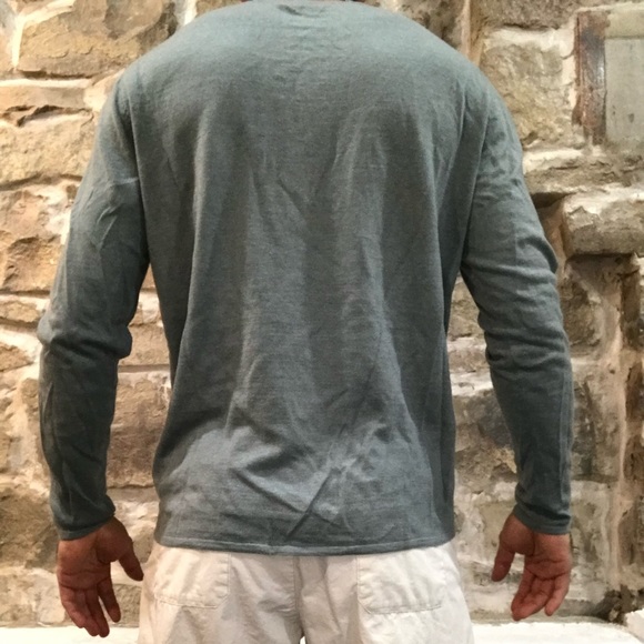 COS Knit Long Sleeve Tee Light Green - Sz Medium - Picture 5 of 5